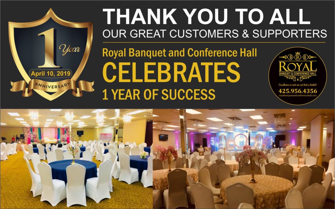 1st Anniversary – 10th of April 2019